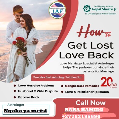 Mama Ranaka & Baba Hamidu Powerful Spiritual Witch – Bring back lost lover – Lost Love Retrieval in Bloemfontein