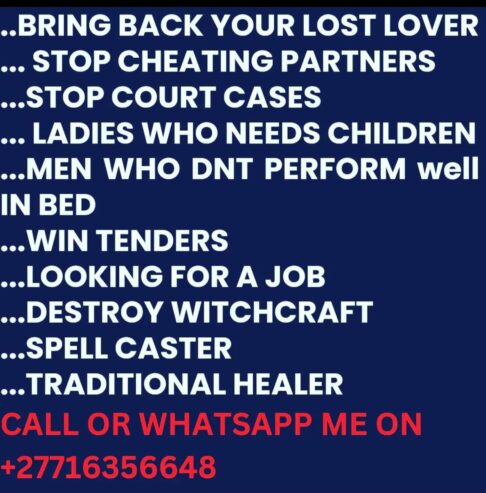 Traditional Healer * ☎✯+27716356648➸ *Sangoma, love spell caster IN South Africa, Louis trichardt , Malmesbury , Mankweng , Matatiele , Melmoth ,Middelburg , Middleburg , Midrand ,Mitchells plain , Mosselbay , mossel bay